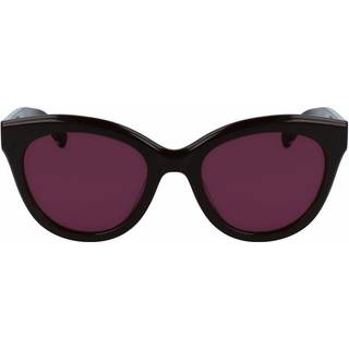 LONGCHAMP Kvinde LO698S 500 Solbriller Plast Violet Violet Rund