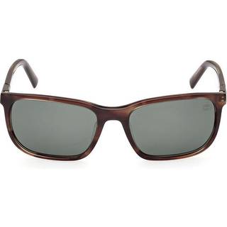 Timberland TB9318 Polarized 48R 56 Solbriller Mænd Brun - Transparent Brown - 56mm