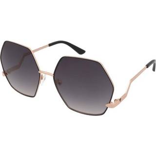 Guess Kvinde GU7815 05B Solbriller Metal Sort Røg Geometrisk Normal Skygge