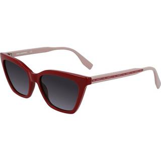 Karl Lagerfeld Kvinde KL6061S 615 Solbriller Plast Rød Grå Cat Eye Skygge
