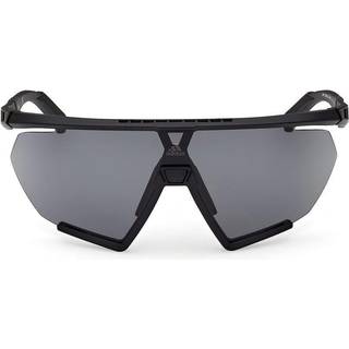 Adidas Sport Mand SP0071 CMPT AERO LI 02A Solbriller Injiceret Sort Grå Geometrisk Normal