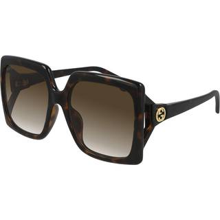 Gucci GG0876SA Asian Fit 002 59 Solbriller Kvinder Black - Black - 59mm