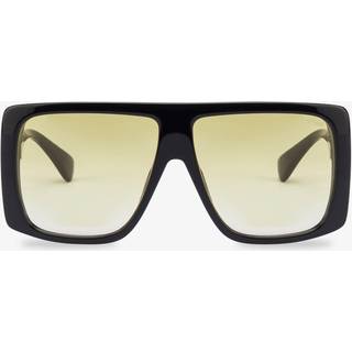 Moschino Kvinde MOS119/S 807/06 Solbriller Acetat Sort Gul Firkantet Skygge