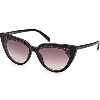 Emilio Pucci EP0183 01F 58 Solbriller Kvinder Black - Shiny Black - 58mm