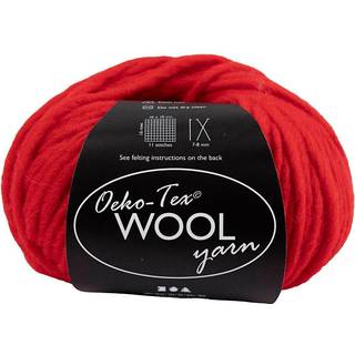 Creativ Company Wool yarn Red 50m