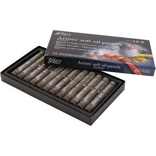 Gallery Oliepastel Burnt Umber - 12 stk. i pakke