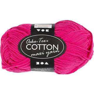 Maxi Bomuldsgarn, 50 g, pink