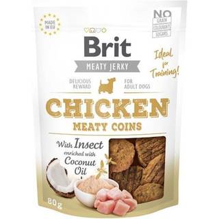 Brit Jerky Chicken with Insect Meaty Coins 80g