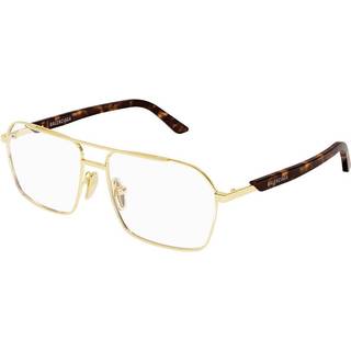 Balenciaga BB0248O Asian Fit 002 57 Briller Mænd Guld - Gold - 57mm
