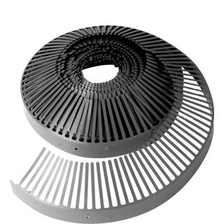 BygXtra Fuglegitter uden ventilation i sort - 5 meter