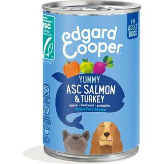 Edgar Cooper - Salmon & Turkey Adult Wet food 400 g