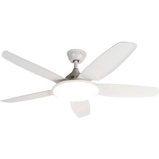 Loftsventilator hvid inkl. fjernbetjening - Vifte