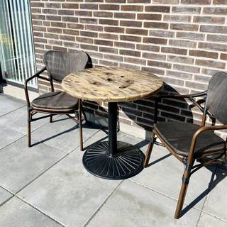 Kabeltromlen Cafébord Af Kabeltromle Ø95-100 Ude Olie - 960222