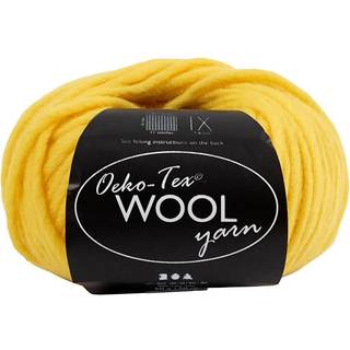 Creativ Company Wool yarn Yellow 50m