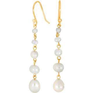 Nordahl Jewellery - PEARL52 ørehængere i 18 karat forgyldt sølv