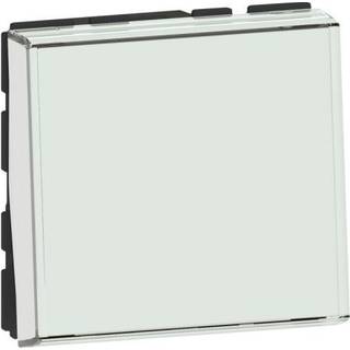 Legrand Mosaic fjedertryk 1pol 6a 2m hvi