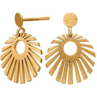 Nordahl Jewellery - SUN52 ørehængere i forgyldt sølv