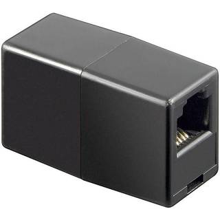 RJ-11 hun/hun adapter - Sort