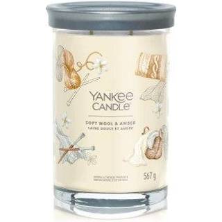 Yankee Candle Rumdufte Tumbler Soft Wool & Amber 567 g (353,00 kr / 1 kg) - 567 g