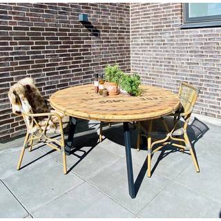 Kabeltromlen havebord - fyrretræ