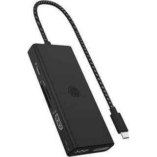RaidSonic ICY BOX IB-DK4011-CPD - docking station - USB-C 3.2 Gen 1 - 2 x HDMI DP