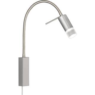 River LED-væglampe, flexarm, skærm med glas