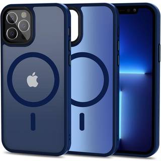 iPhone 12/12 Pro Tech-Protect Magmat Cover - MagSafe Kompatibel - Navy Blå
