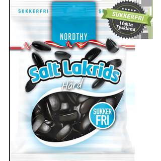 Nordthy Sukkerfri Salt Lakrids Hård - 60 g