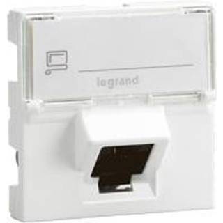 Legrand Mosaic data rj45 cat-6 ftp 2m 45° hvi