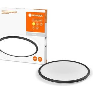 LEDVANCE Orbis Ultra Slim, sort, Ø 40 cm