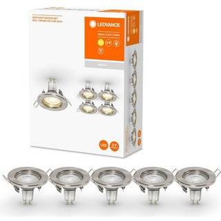 LEDVANCE LED-spot GU10 Recessed, 5 stk, nikkel