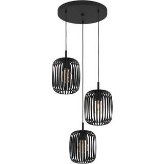Romazzina hængelampe, Ø 46 cm, sort, 3 lyskilder, stål