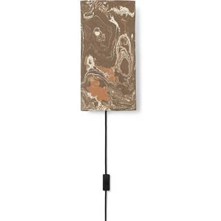 Ferm Living Argilla væglampe Marble Mocha