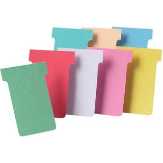 Nobo T-kort str. 3, 80 x 120mm, 100 stk, orange