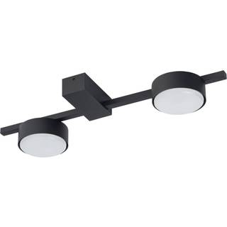 Loftlampe Pills II, sort, 2 lyskilder