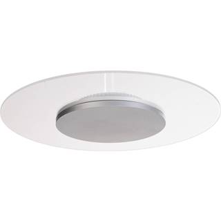 Zaniah LED-loftslampe, 360° lys, 24W, sølv