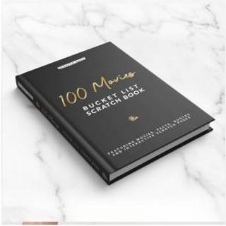 Gift Republic Scratch Book 100 Movies - Bucket list