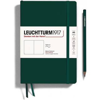 Notizbuch Medium blanko Softcover A5 - Forest Green