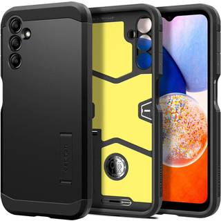 Samsung Galaxy A14 / A14 (5G) Spigen Tough Armor Cover m. Kickstand - Sort