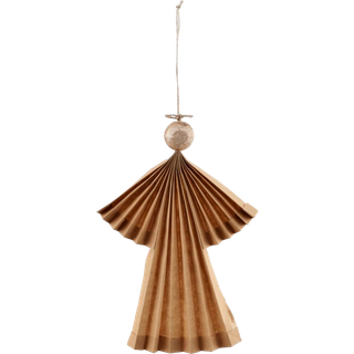 Julepynt, Angel, Natural, 24 cm