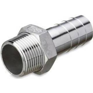 Slangestuds 6kant, 1.4408, 20 bar 1/2"x19,0 mm