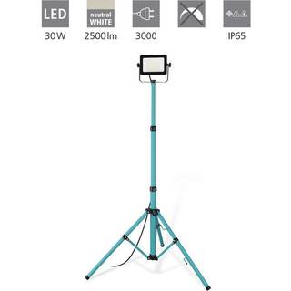 EGLO Arbejdslampe Stativ 30W 2500Lm Ip65 Turkis