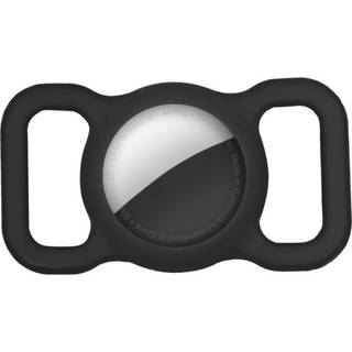 AirTag Silikone Etui til Halsbånd - Sort