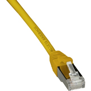 LK Patchkabel kat6a s/ftp 28awg 0,5m gul