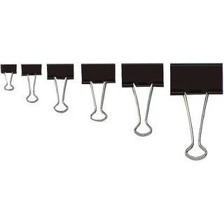 Wedo foldback-clips 19mm 12 stk. black