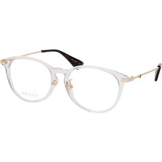 Gucci GG1014OA Asian Fit 003 53 Briller Kvinder Grå - Shiny Light Grey - 53mm