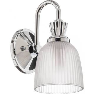 Cora LED-væglampe t. badev., glasskærm, 1 lyskilde