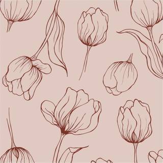 Cooee Design Tulipa servietter 33x33 cm Blush