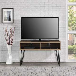 TV-stativ i rustikt eg look