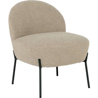 Merida loungestol, kunstig lammeskind, gråbrun
